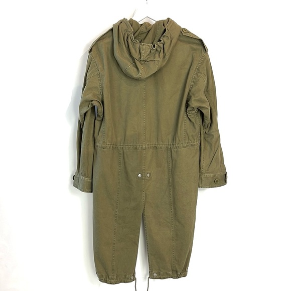 Saint Laurent SS/14 Khaki Gabardine Fishtail Military Parka - Picture 3 of 15